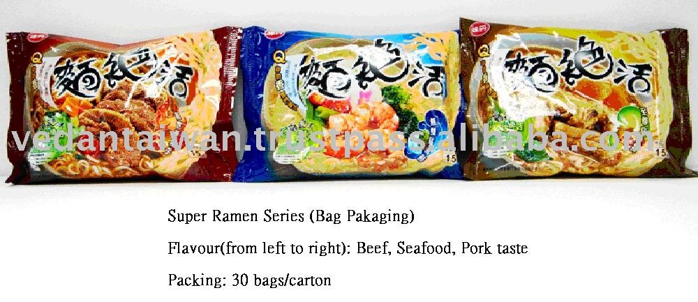 Vedan Super Ramen Noodle Series (Bag Packaging)