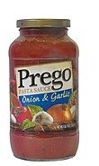 Prego Onion & Garlic Pasta Sauce