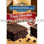 Ghirardelli Brownie Mix, Triple Chocolate