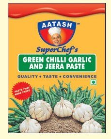 GREEN CHILLI GARLIC AND JEERA PASTE