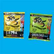 50ct-1.5oz Green  Chile   Sauce  or Salsa Single Serves