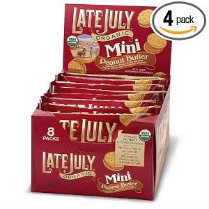 Organic Mini Peanut Butter Bite Size Sandwich Crackers