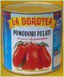 Peeled Tomatoes with basil