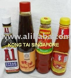 CHILLI, TOMATO, OYSTER AND STEAK SAUCE