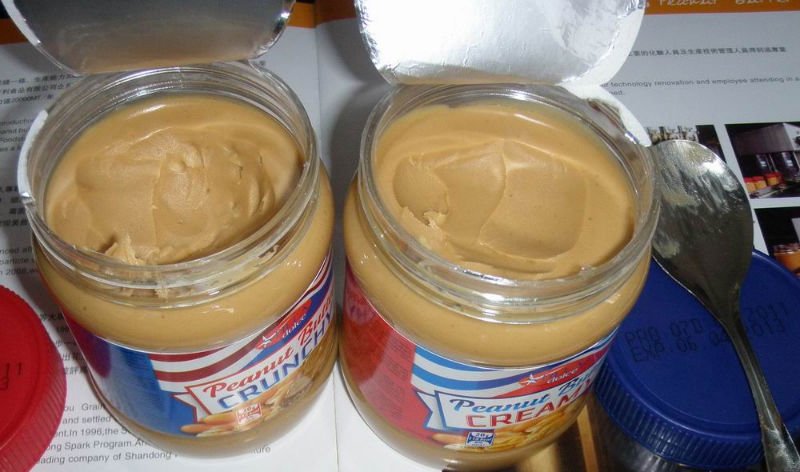 canned peanut butter