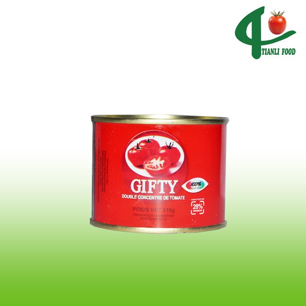 2010 Crop 210g Canned Tomato Paste 28-30