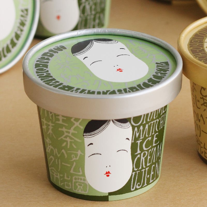 OKAME Premium Ice Cream with  Maccha 