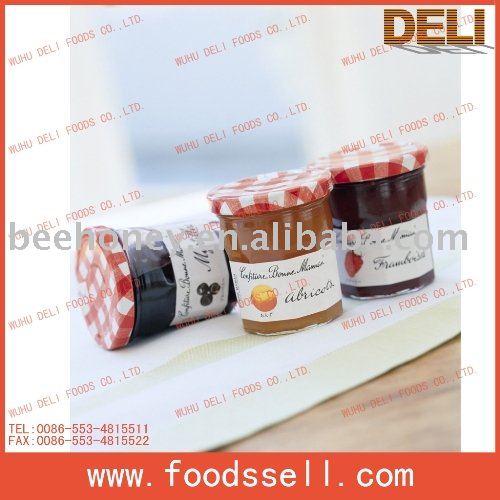 orange    strawberry   sauce (jam jam)