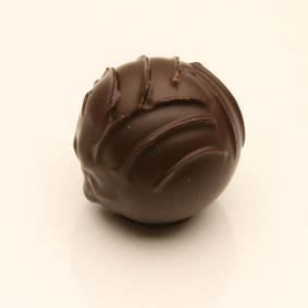 Rich dark chocolate ganache