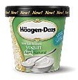 Haagen-Dazs   tart  natural low fat   frozen  yogurt