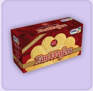 Fan Wafer Hearts