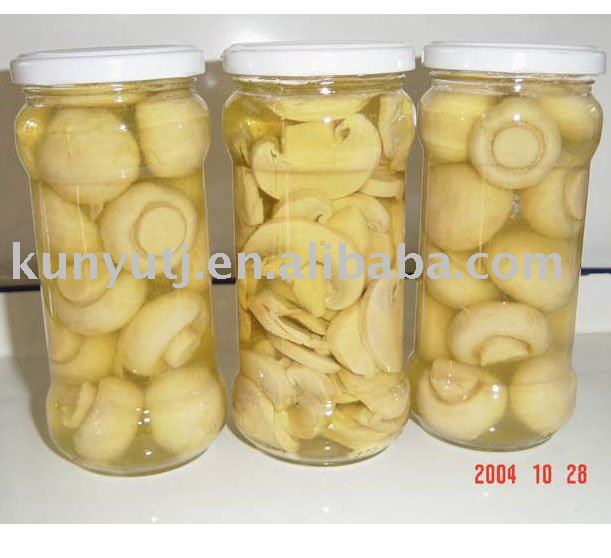 canned mushroom in jar