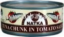 YF tuna chunk in tomata sauce