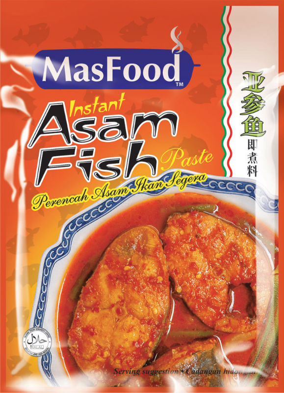 Instant Asam Fish Paste For Fish And Seafood