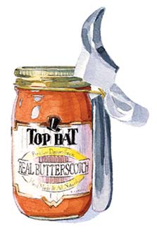 Single Jar w/scoop Cream Caramel