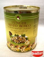  Canned  truffled misto bosco mushrooms in oil