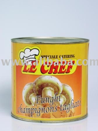 Canned Champignons Natural Water Gr 0, 400 mushroom