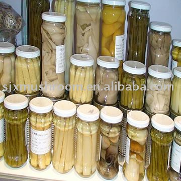 glass packing  mushroom 