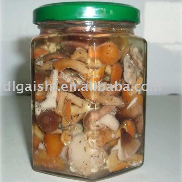 canned mixed mushrooms in oil