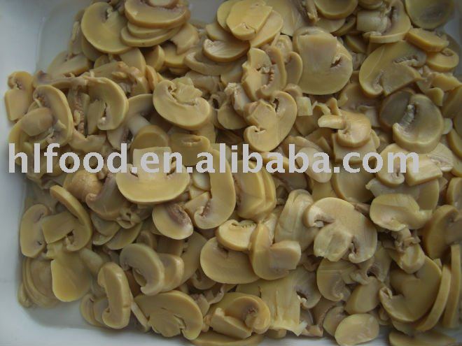slice champignon mushroom brine in drum