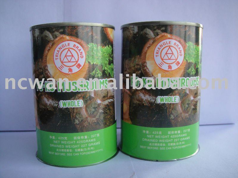Canned Po-Ku mushroom, whole, 425g, canned food