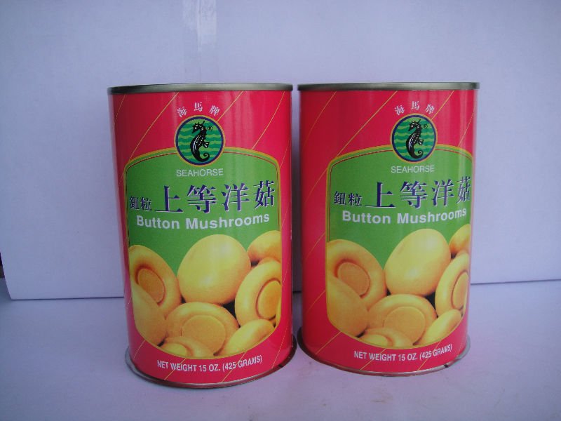 Canned Button Mushroom 425g whole