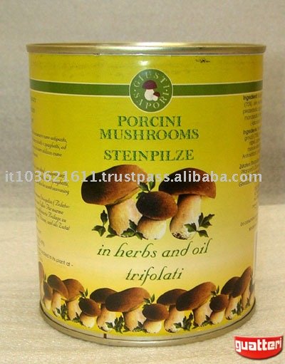 canned   boletus   edulis  truffed mushrooms