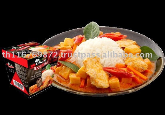 Instant Frozen Food - Chicken Red Curry Jasmine Rice   From Thailand