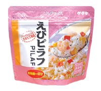 Tasty shrimp instant rice