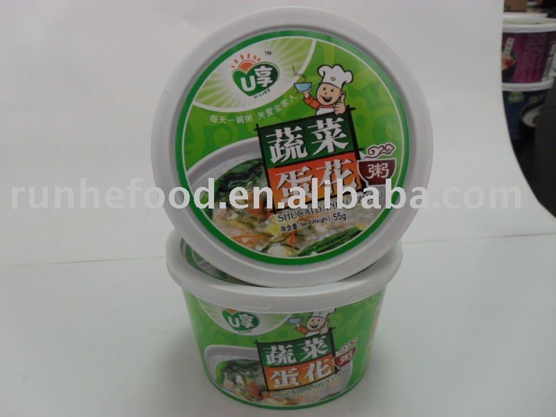 vegetables  congee