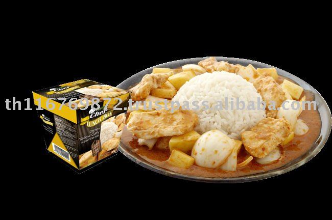 Instant Frozen Food - Chicken Yellow Curry Jasmine Rice From Thailand