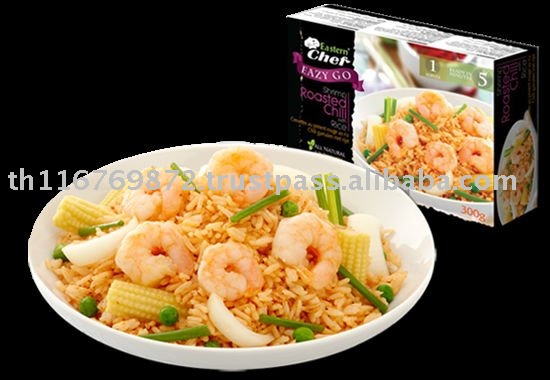 Instant Frozen Food - Shrimp Roasted Chili Rice From Thailand