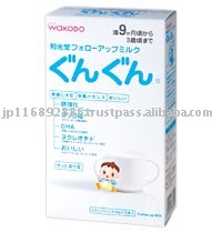 WAKODO Follow-Up Milk Gun Gun  Stick   Pack  (14g X 10 sachets) (Japan-made baby / infant milk powder)