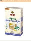 Baby Food:  Organic Rice Porridge