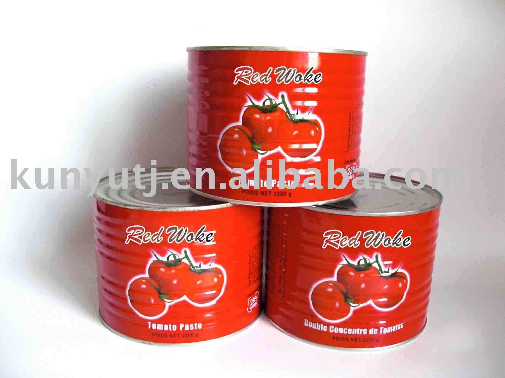 tomato paste in tin