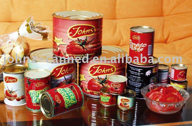 canned and sachet tomato paste