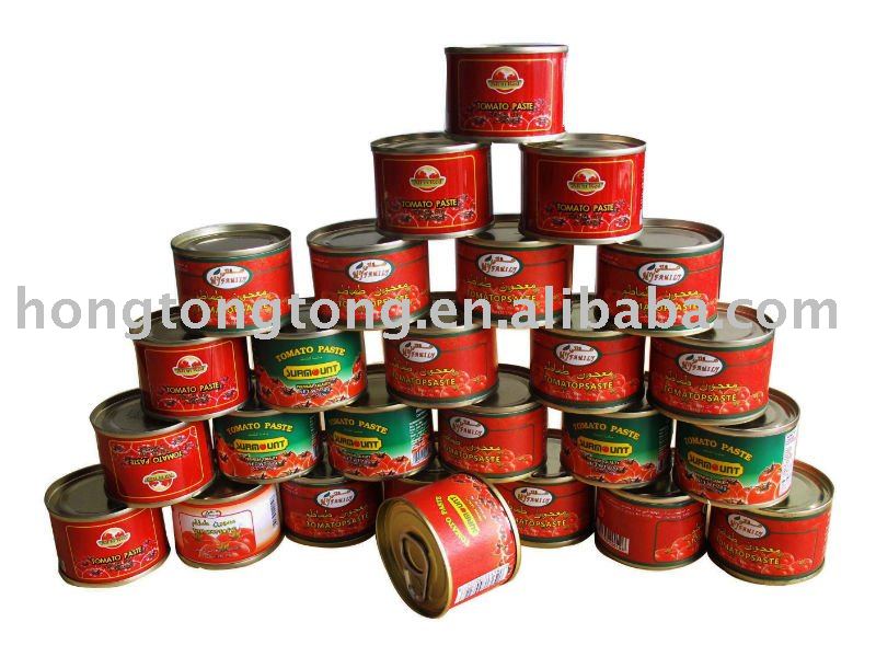 Fresh Tomato Paste in 70,140,170,210,400,425, 450, 800,2200,3000,3150,3450g