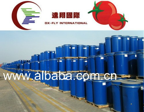 Tomato paste brix 36-38%  (HACCP CIQ QS ISO) packing in drums