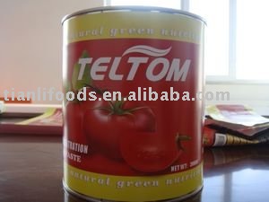 1000g canned tomato paste brix 30-32%