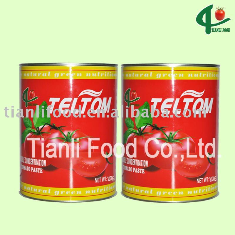 CANNED TOMATO PASTE 3000G BRIX OF 28-30%