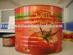 2200g canned tomato paste brix 30-32%