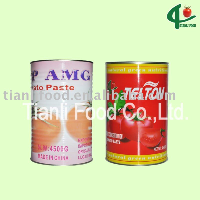 CANNED  TOMATO   PASTE   4500G  BRIX OF 22-24%