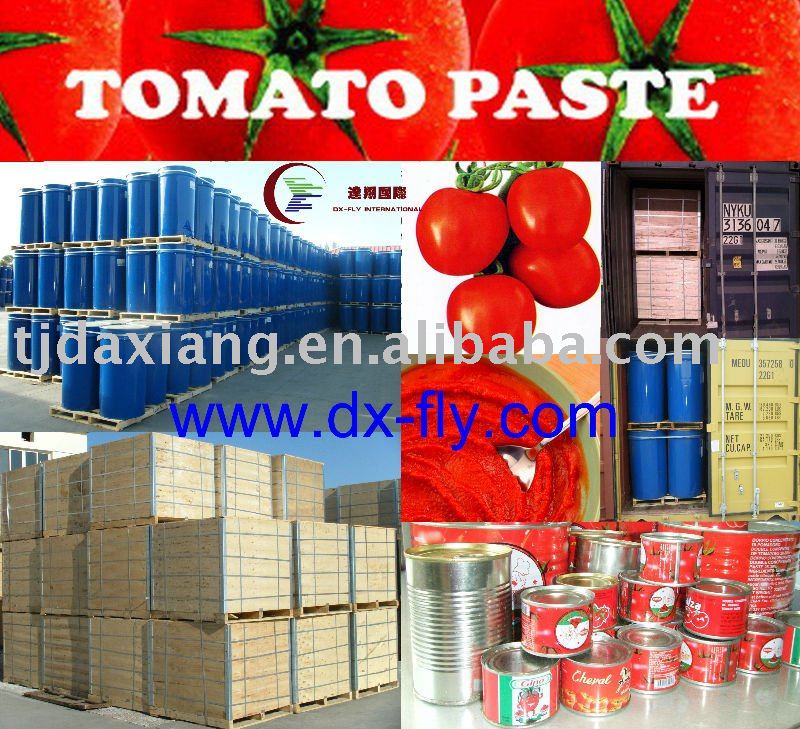 Canned tomato paste in 70g-4500g/tin ;tomato paste  in drum tomato paste  in wooden ton-bins