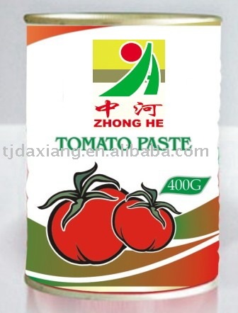 tinned tomato paste (high quality canned tomato paste brix:28-30%,cole breake ,400g X 24 tins/ctn)