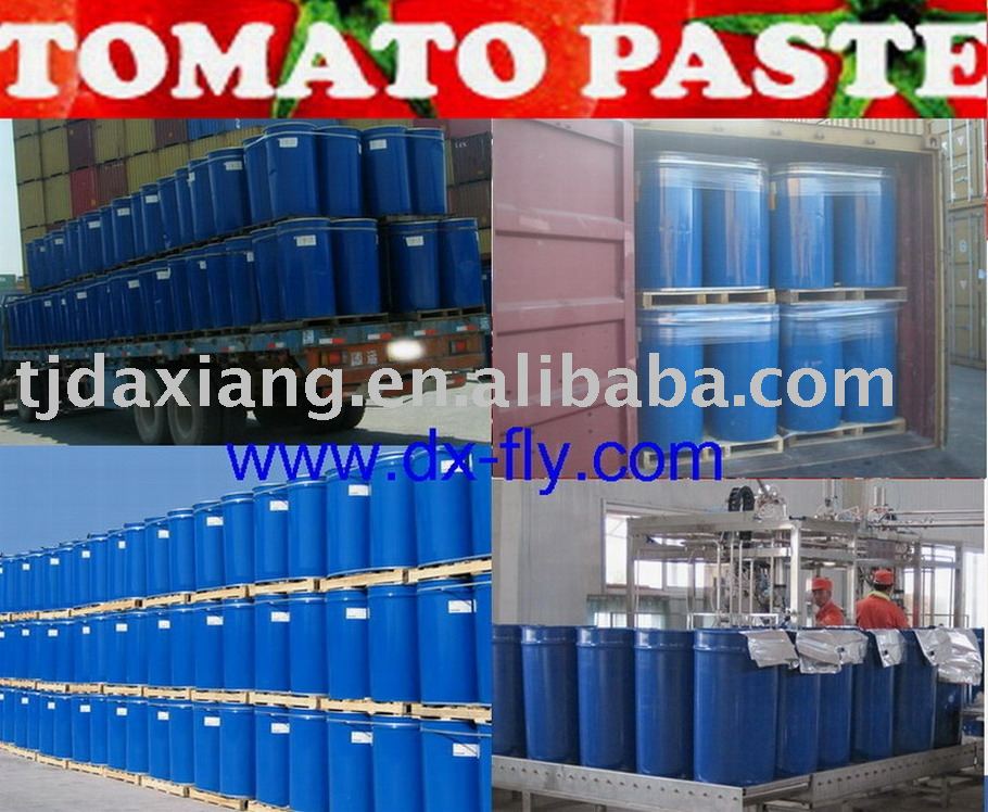 tomato paste (2009 crop high quality drums tomato paste brix:36-38% in  220L   aseptic  bag in iron drum