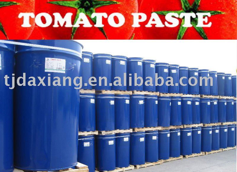 Tomato paste 36-38%brix CB  packing in steel drum