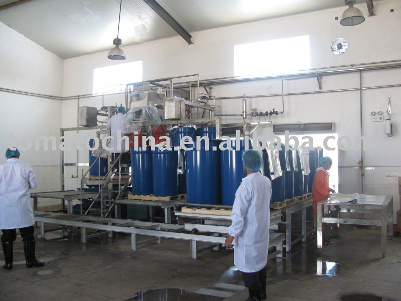 220L aseptic packed hot break tomato paste 28-30