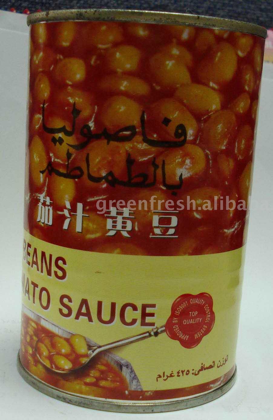 Canned   Soy   Beans  in Tomato Sauce