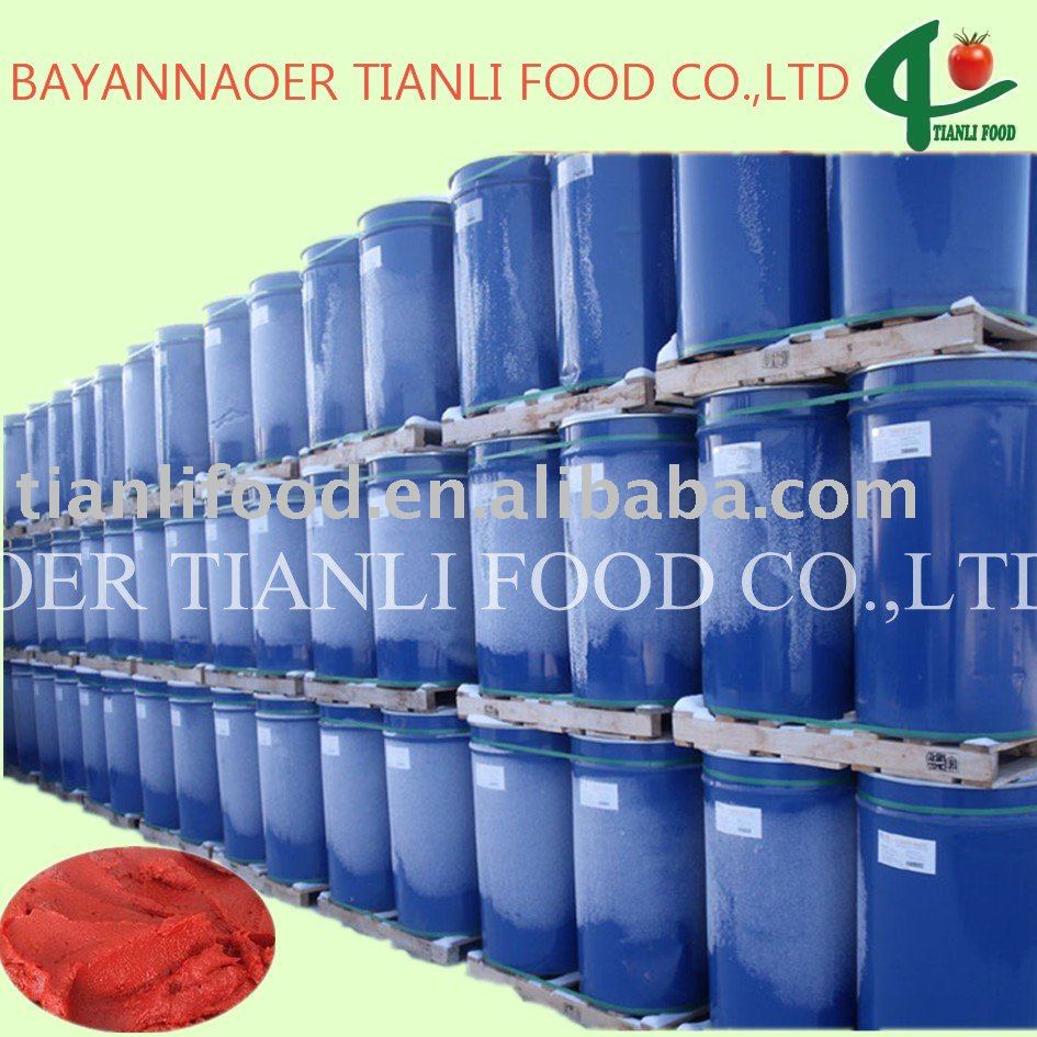 220L 2010 Crop Aseptic Packaging Tomato Paste in Drum