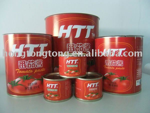 198g canned tomato paste with ISO9001
